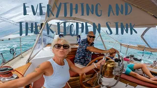 Everything AND The Kitchen Sink – How To Retro-Plumb A Boat Galley | Boat Refit Documentary Part 20