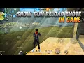 SHOW GUN EMOTE IN FREE FIRE | KAISA GUN RELOAD EMOTE DIKHAYAN | #3SIDEGAMERS.