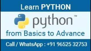 Python Tutorials Python Introduction Installation Part1 Training 91-9652532753