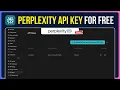 How to get Perplexity API Key for FREE Limited Time Perplexity API Key Free