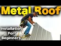 How To Install A Metal Roof EASY AFFORDABLE Guide for Beginners