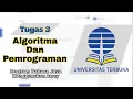 Tugas 3 Algoritma dan pemrograman Program Sederhana Operator IF dan Array Universitas Terbuka