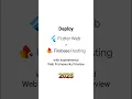 Deploy Flutter Web App on Firebase Hosting 2025