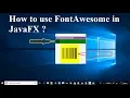 How to use Font Awesome Icons in JavaFX