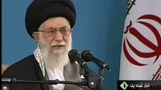 واکنش تند خامنه ای به دعوای احمدی نژاد و لاریجانی 