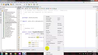 How to Copy All Element from ArrayList in Java Netbeans