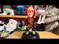 FULLY REPAIRED Gemmy 2011 Animated Grave Raver Orange Skeleton Halloween Plays Down