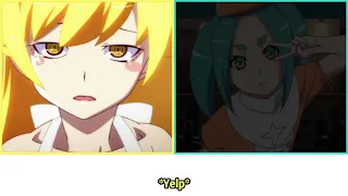 Don t mention Ononoki s Dark History Monogatari Commentary Clips