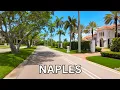 Driving Through Olde Naples Florida Fifth Avenue South Third Street Port Royal