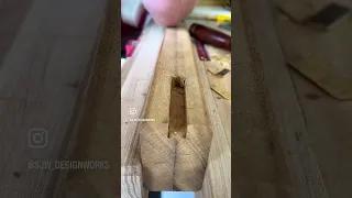 Mortise Creation Through A Router And Chisel 