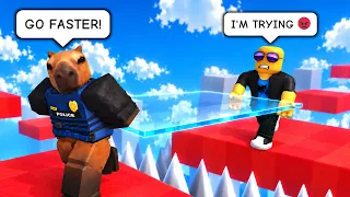 Carry the Glass ROBLOX FUNNY MOMENTS (2 Player Obby)