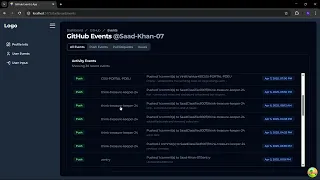 Github Profile Viewer application using ReactJs ShadCN and Typescript