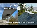 Starlink Residential vs Residential Lite Comparing Speeds Latency Gaming