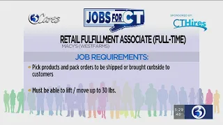 Jobs for CT Retail Fulfillment Associate