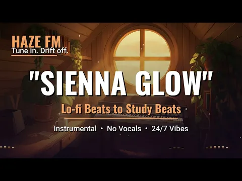 ｓｉｅｎｎａ ｇｌｏｗ 🌇 warm golden hour lofi beats ~ chill lofi hip hop to study / relax to 【1 HOUR】