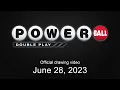 Powerball Double Play drawing for June 28 2023