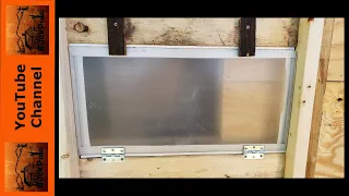 BEST deer blind window ever