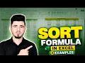 MS Excel - SORT Function SORT Formula in Excel How to use SORT Function In EXCEL