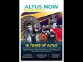 ALTUS NOW Q2 16 Years of Growth Resilience and Collaboration