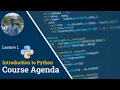 Introduction to Python for Data Science Lecture 1 Getting Started with Python Satyajit Pattnaik