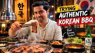 Trying the Authentic Korean Bbq 🍖 || Korean Food 🍱 