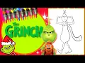 Coloring THE GRINCH Who Stole Christmas Christmas Coloring Pages 2022