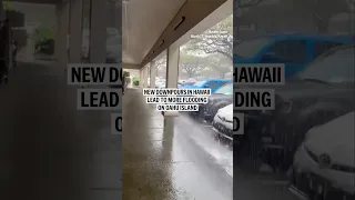 New downpours in Hawaii lead to more flooding on Oahu Island