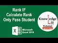 Rank Function Exclude Fail Student from Ranking