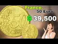 France 50 Euro cent 2001 coin worth more than you think Fifty Euro cent Coins Worth money