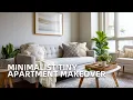Minimalist Tiny Apartment Makeover From Boring to STUNNING