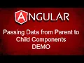 Passing Data from Parent Component to Child Component in Angular