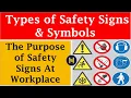 Types of Safety Signs and Symbols Safety Signs And Symbols In The Workplace