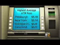 ATM Fees Rising Pittsburgh At Top Of List