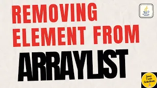 Arraylist Hacks removing element from arraylist Quick ArrayList Modification ArrayList Tutorial