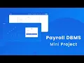 Payroll DBMS Mini Project Using PHP MySQL