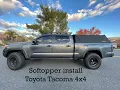 Softopper camper shell install on a 2020 Tacoma 4x4