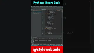Make a Heart and print I LOVE YOU using Python Turtle