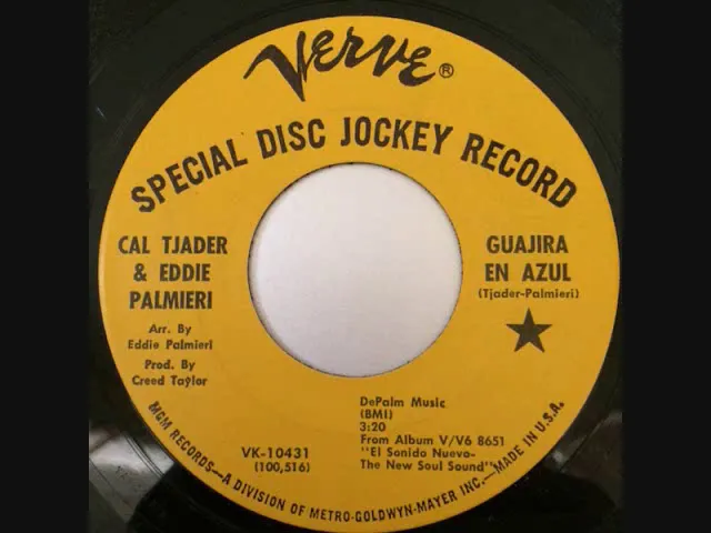 CAL T JADER & EDDIE PALMIERI - GUAJIRA EN AZUL CAL T JADER & EDDIE PALMIERI - GUAJIRA EN AZUL
