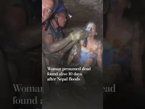 Woman presumed dead found alive 10 days after Nepal floods