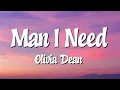 Olivia Dean - Man I Need (Lyrics) (Loop Video)