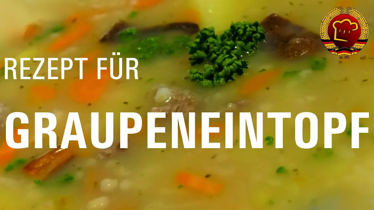 
          
          
          
            
            Schnell & einfach: Graupeneintopf kochen wie früher - alte Rezepte aus dem Osten (#231)
          
        . 