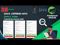 Spring C project apply jobs through freelancer module Java tutorial
