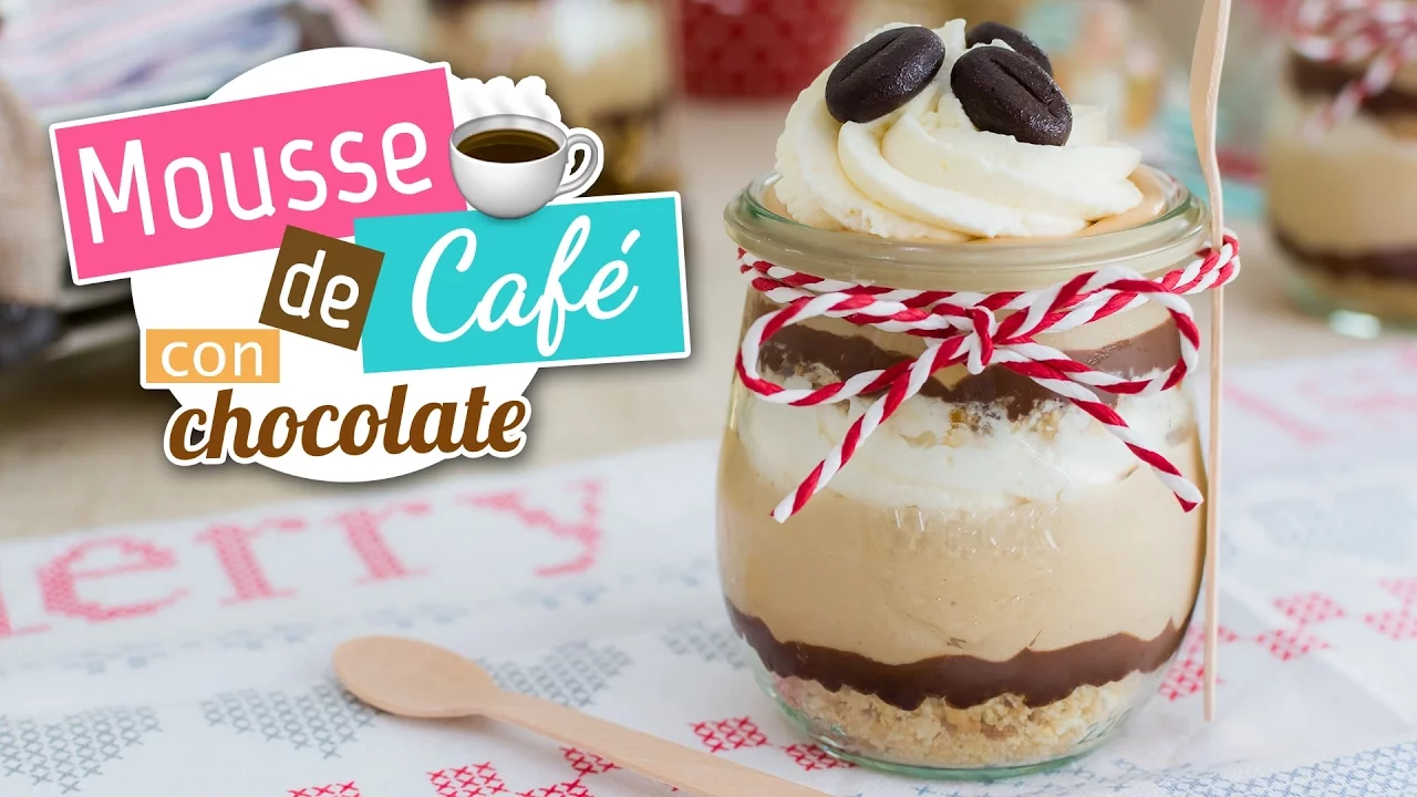 Mousse de caf con chocolate   Postre sin horno   Quiero Cupcakes!