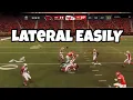 How to lateral in Madden 25 WORKS IN ALL MADDENS