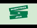 Inheritance in Java