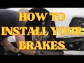 General Brake Pad and Rotor Installation Guide
