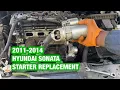 2011 to 2014 Hyundai sonata starter replacement
