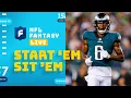 Start Em Sit Em Fantasy Live