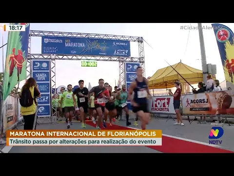 Maratona Internacional de Florianópolis: trânsito passa por alterações para realização do evento