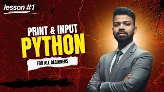 Python Input and Print Functions in Hindi Python for Beginners 2026 Lesson 1